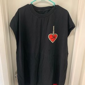 Love kills sleeveless size XXL